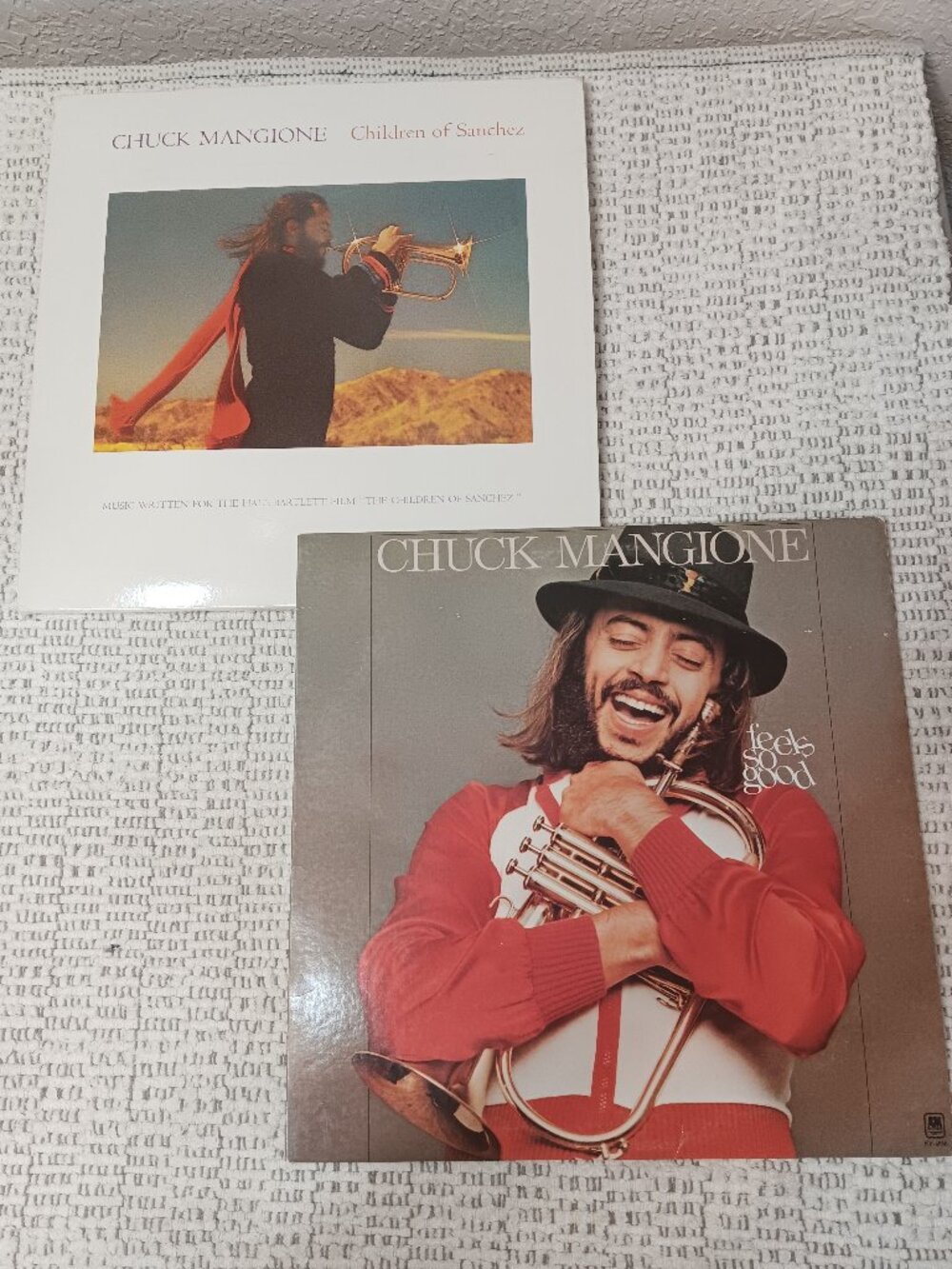 Chuck Mangione Lot Children Of Sanchez & Feels So Good Vinyl LP Jazz Albums